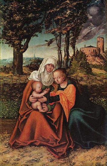 Lucas Cranach Hl. Anna Selbdritt France oil painting art